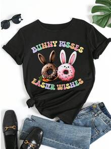 Women T-Shirts - Black - View 5