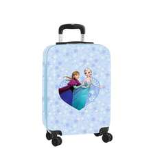 Safta Disney | 冰雪奇緣主題行李箱 20 英寸 34.5 x 55 x 20 厘米（38 公升），迪士尼出品，耐用 ABS + PC 材質，4 個雙 360° 萬向輪，可鎖扣，帶分隔板和網狀口袋的內襯，100 厘米可伸縮拉桿 - 免費送貨 ✅ 西班牙 24 小時/ - 彩色 - 查看 5