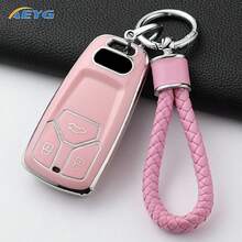 Vỏ bảo vệ chìa khóa cho Audi, chất liệu TPU mềm cao cấp, túi đựng chìa khóa bảo vệ toàn diện 360 độ, kèm dây đeo, tương thích với Audi A4, Q7, Q5, TT, A3, A6, SQ5, R8, S5 và các mẫu khác, vỏ bảo vệ chìa khóa điều khiển thông minh - phụ kiện bảo vệ chìa khóa ô tô bền bỉ - Audi B - Xem 12