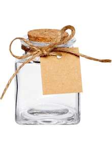 Small Glass Bottles With Cork Stoppers - Small Jars With Cork Lids, Twine And Blank Labels, Suitable For Crafts And Spices - Small Bottles - Multicolor - View 10