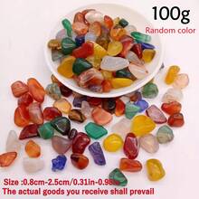 30/50/80/100/120/150/180/200/250g Bohemian gemischte farbige natürliche polierte Steine und Kristalle - lebhafte sortierte Edelsteine, geeignet für Heimdekoration, Aquarien, Sukkulenten-Glasbehälter, Garten- und Blumentopfdekoration, Gartenakzente|Bohemian Stil|Dekorative Kieselsteine - Verschiedenfarbig - Übersicht 23