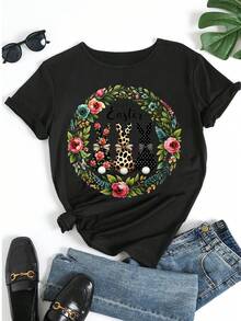 Women T-Shirts - Black - View 5
