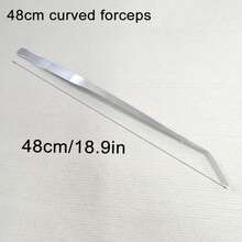 Aquarium Stainless Steel Tweezers Straight And Curved Style Aquatic Plant Tongs Long Tweezers Fish Tank Cleaning Tool - View 14