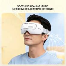 Haier Eye Massager HHZ-E302M New Visual Design Point Vibration Acupressure + Constant Temperature Eye Heat Compress Relieve Dryness And Fatigue Gift For Parents And Children Thoughtful Health Gift - View 2