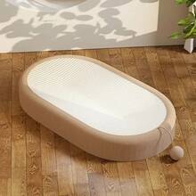 Tablero rascador de Sisal, cama integrada para gatos, adecuada para familias multigatos, capas superiores e inferiores, marco de escalada cálido para gatos - Cambiador de sisal - Ver 15
