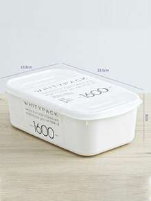 White Refrigerator Storage Box, PP Material Airtight Food Container With Lid, Suitable For Storing Fruits, Vegetables, Meat, Steaks And Other Kitchen Refrigerator Foods - Multicolor - View 11