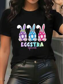 Women T-Shirts - Black - View 6