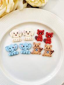 Serie de Animales Adorables Moldes de Corte de Arcilla Polimérica para la Fabricación de Joyas, Aretes y Accesorios con Troqueles de Corte Precisos y Herramientas de Molde de Arcilla Suave Perfectos para Fabricantes de Joyas, Entusiastas de las Manualidades y un Regalo Ideal para los Amantes del DIY - Serie de animales - Ver 10