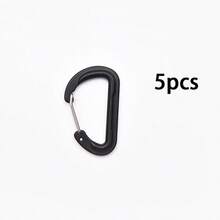 5pcs/10pcs Carabiner Paduan Aluminium Berkualitas Tinggi Baru, Klip Pegas Cor 6D, Klip Ransel, Klip Botol Air, Klip Gantungan Kunci, Cincin D Lepas Cepat 3D - MultiWarna - View 11