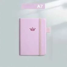 1入款可愛時尚便攜式A6/A7口袋筆記本，便利便攜備忘錄便箋本，適合記錄筆記與攜帶文字，學校文具用品 - 款式1 - 查看 17