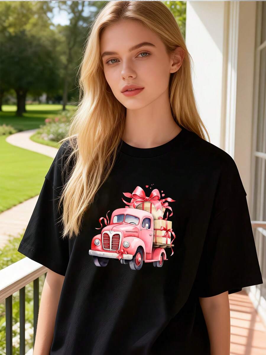 Women T-Shirts - Black - View 1