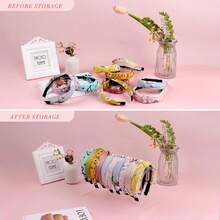 1pc Multi-Layer Transparent Acrylic Hair Accessory Organizer Rack, Can Hold Hair Clips, Scrunchies, Suitable For Women And Girls Desktop - Clear - View 10