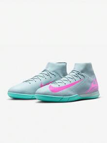 Nike New Superfly 10 男款中筒緩震經典訓練足球鞋 FQ8332-301 - 霧霾藍 - 查看 1