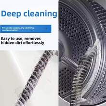 4pcs Non-Detachable Washing Machine Drum Brush - Long Handle Cleaning Tool, Suitable For Deep Cleaning Inside Drum, Ideal For Bathroom, Kitchen And Appliance Cleaning, Designed For Hard-To-Reach Areas, With Bristle Texture 1/2/4pcs - Multicolor - View 7