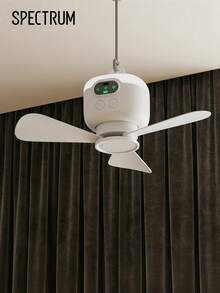 Kipas Angin Gantung Portabel, Kipas Mini Isi Ulang USB dengan Remote Control, 3 Kecepatan & Pengatur Waktu, Kipas Pribadi Rendah Suara untuk Berkemah, Tempat Tidur, Tenda, Asrama - satu ukuran cocok untuk semua - View 1