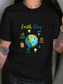 Women T-Shirts - Black - View 1