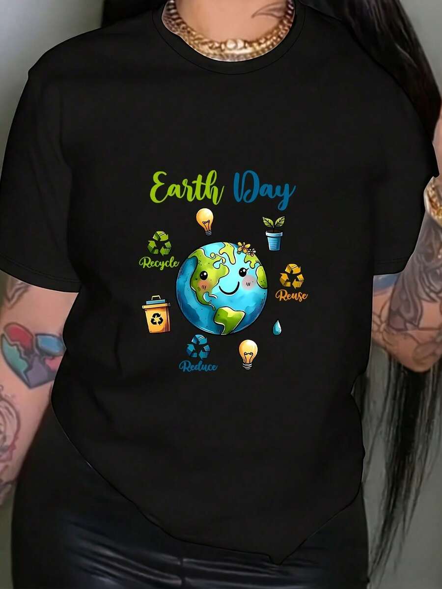 Women T-Shirts - Black - View 1