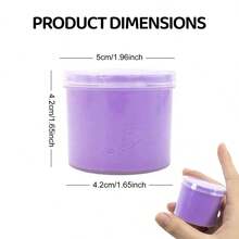 UINLE Baby 1pc/5pcs Kit Pembuatan Slime DIY, Warna Macaron Segar, Tekstur Cloud Butter Super Lembut Tidak Lengket, Stoples Kecil 70ml Kemasan Terpisah, Mainan Remas Penghilang Stres, Cocok Untuk Kelas Kerajinan Anak, Permainan Pesta Dan Relaksasi Sehari-hari - MultiWarna - View 9