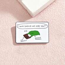 Frog Meme Enamel Brooch Pin Fashion Decorative Brooches Ornaments Lapel Bag Badges Jewelry Gifts - Multicolor - View 7