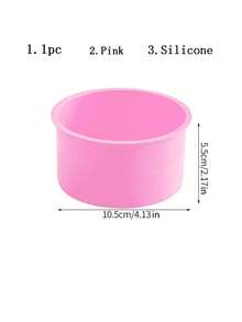 1pc Cylinder Shaped Silicone Mold - Pink - View 2