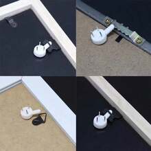 31pcs Wall-Mounted No-Nail Hooks, Picture Frame Hardware Additions, Back Panel Hooks, Suitable For Paintings, Mirrors, Clocks, And Picture Frame Hardware Additions - A - View 6