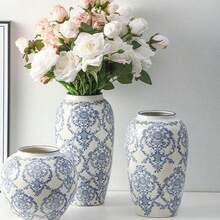 1pc Ceramic Vases, Perfect For Floral Arrangements On The Dining Table, At Weddings, For Housewarming Gifts, And On Office Desks - Qingmei - View 5