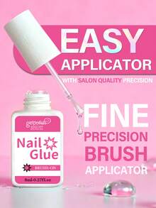 Super Strong Nail Glue 6 Bottles/Set Quick Drying Nail Adhesive Waterproof Long Lasting Suitable For False Nails - 8ml - View 3