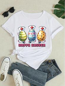 Women T-Shirts - White - View 4