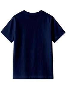 Chemise décontractée avec motif corbeau et texte "Happy Halloween" - Chemise col rond douce, confortable et polyvalente pour un port décontracté, cadeau parfait pour les hommes, chemise d'Halloween, vêtement festif, coupe confortable. - Noir - Voir 7