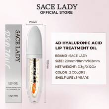 SACE LADY Tinted Lip Oil Long-Lasting Waterproof Color-Changing Lip Glaze Magic Color-Changing Lip Makeup - 02 - View 7