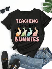Women T-Shirts - Black - View 5