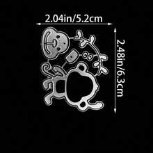 Recortes de Animais Pequenos para Cartões, Recortes para Scrapbook, Moldes para Cartões, Recortes de Metal em Formato de Folha de Lótus, Recortes para Cartões de Saudação, Modelos de Relevo, Decoração DIY para Scrapbook e Cartões de Bênção - Faça você mesmo diversos animais pequenos - Visão 9