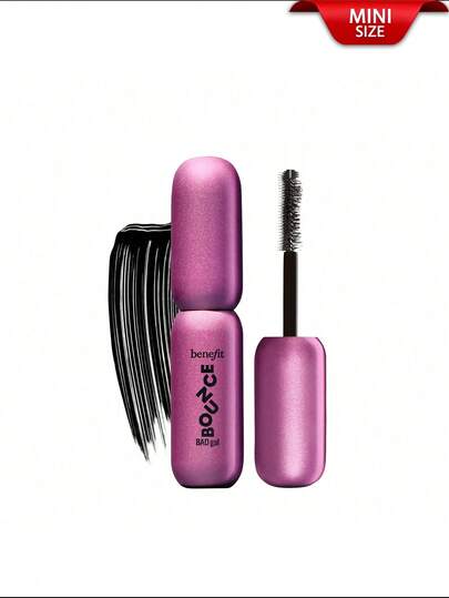 Benefit Cosmetics Badgal Bounce 迷你睫毛膏 - 黑色 4克 | 提升并丰盈睫毛 | 不结块 | 可叠加 | 防晕染 | 不脱落