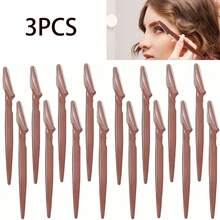 Set Pemangkas Alis 6/15/24pcs, Pemangkas Alis, Pemangkas Gagang Panjang, Pembentuk Alis, Alat Kecantikan untuk Membentuk Alis, Penghapus Kapalan, Pisau Cukur, Pemangkas Alis Presisi, Pisau Cukur Wajah & Leher - MultiWarna - View 13