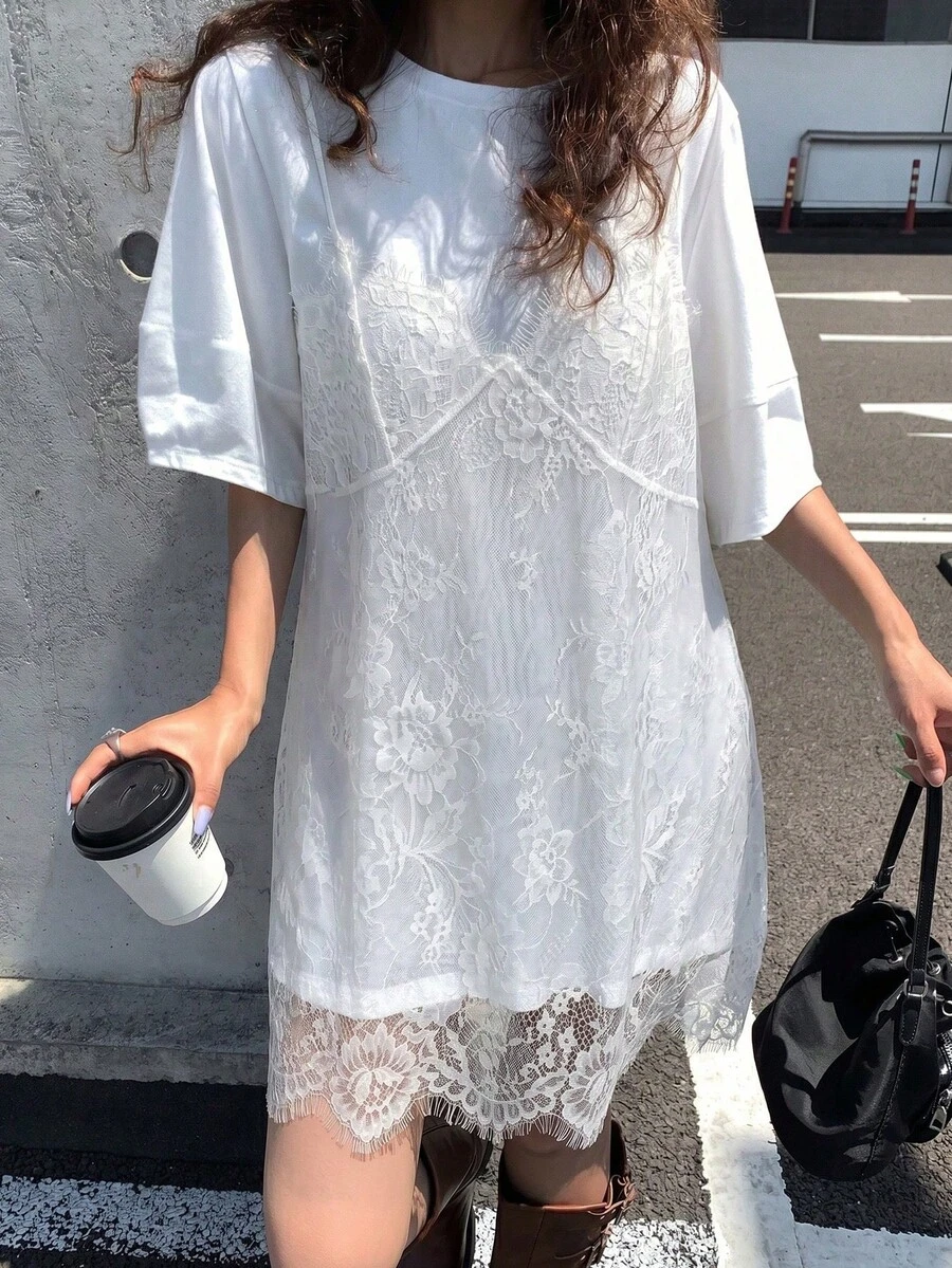 Women Midi Dresses - 白色 6 - 查看 1
