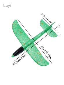 Indoor & Outdoor Hand Throw Foam Airplane Toy, Glider Plane Toy, Suitable For Events, Parties, Gifts, Birthday, Christmas - Multicolor - View 7
