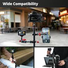 Ambitful Flexible Arm Super Clamp Mount, Adjustable Magic Arm Desktop Holder, Suitable For Phone, Camera, LED Light, Action Camera, Vlog Shooting - View 9