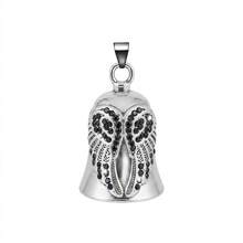 1pc Guardian Angel Motorcycle Bell Good Luck Charm Keychain Pendant Accessories, Gift For Bike, Friends - one-size - View 20
