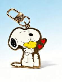 Móc khóa DIY hình chó Snoopy phong cách boutique, làm thủ công bằng hợp kim kim loại, móc treo chìa khóa dễ thương, quà tặng cho bạn bè - Nhiều màu - Xem 4