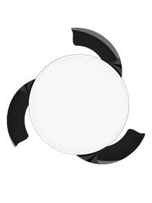 Ventilateur de plafond Cecotec avec lumière LED, 30W, moteur -DC- - Aspas rétractables EnergySilence Aero 300 Air Invisible. Ajustez la lumière avec 3 niveaux. Contrôlez à distance avec télécommande. 6 vitesses pour un flux d'air optimal. Design élégant et moderne pour une maison confortable et bien éclairée. - Multicolore - Voir 3