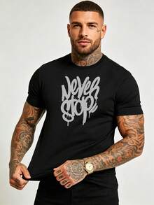 Men T-Shirts - Black - View 2