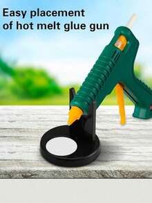 Hot Melt Glue Gun Stand - Craft Tool Storage Rack, Suitable For Home DIY & Repair Accessories; Non-Stick Base Prevents Spills, Drips And Burns - A Practical Craft Tool & Sewing Tool Accessory - Multicolor - View 4