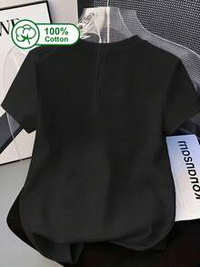 Women T-Shirts - 黑色 - 查看 2