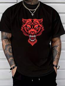 Men T-Shirts - Black - View 6