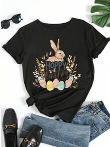 Women T-Shirts - Black - View 5