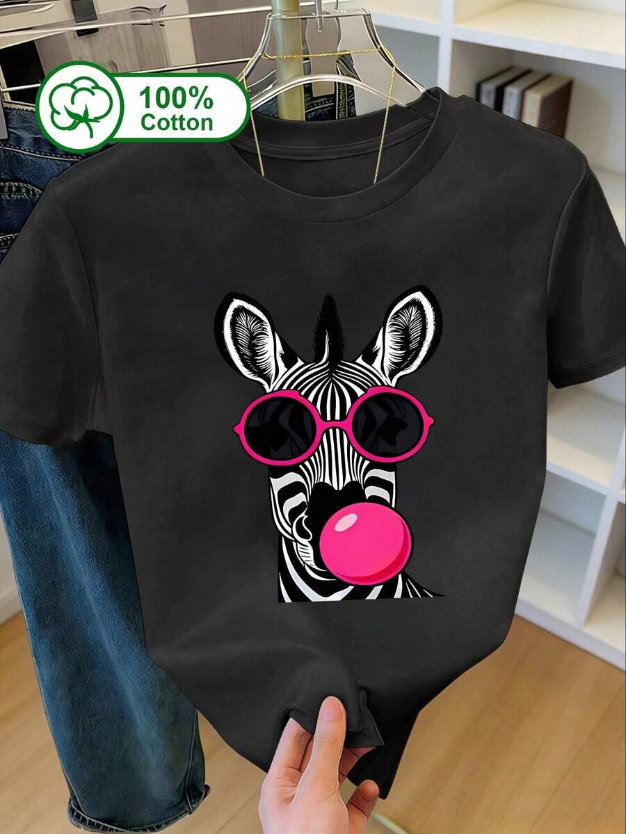 Women T-Shirts - Black - View 1