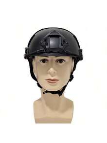 Tactical Helmet, Riot Control Special Forces Tactical Tiger Stripe Special Operations Training Helmet, Made Of Fiberglass, With Adjustable Chin Strap, Night Vision Device Mount, And Side Rails, Fathers Day Gift - A - View 6