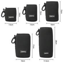 Ambitful Camera Lens Storage Bag, Soft Protective Lens Pouch With Zipper, Shock-Proof Lens Storage Cover, Suitable For DSLR Camera Lenses - View 4