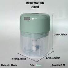 1个电动蒜蓉器，厨房研磨器，迷你切碎器，搅拌机，3.38/8.45/3.38+8.45盎司，无线电动蒜蓉压榨器，简约设计，便携式厨房蒜蓉器，USB充电式蒜蓉器，食品加工机，家居必备，厨房小工具，露营，旅行必备，圣诞节，万圣节，节日必备，家居用品，家用物品，易于收纳整理，厨房配件，家居必需品 - R-new - 查看 13