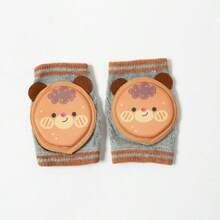 可愛卡通動物嬰兒爬行護膝，透氣網布防刮保護腿套，柔軟幼兒地板爬行護膝 - 彩色 - 查看 13